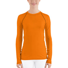 Load image into Gallery viewer, Women&#39;s Sun &amp; Rash Guard - Tangerine II - Green Cross Clothing,  - Apparel, Clothing, T-shirts, Accessories, Wristbands, Green Cross Clothing - GreenCrossClothing.co, Green Cross Clothing - GreenCrossClothing.co