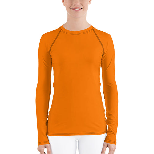 Women's Sun & Rash Guard - Tangerine II - Green Cross Clothing,  - Apparel, Clothing, T-shirts, Accessories, Wristbands, Green Cross Clothing - GreenCrossClothing.co, Green Cross Clothing - GreenCrossClothing.co