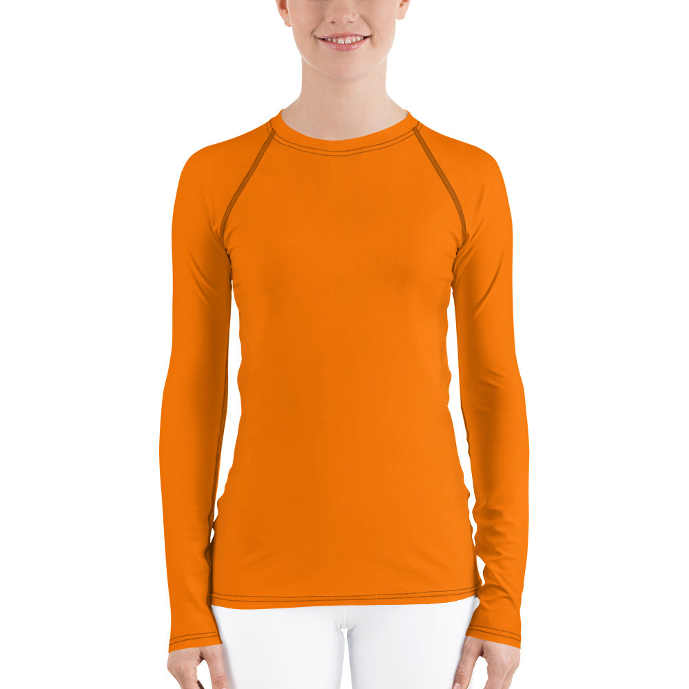 Women's Sun & Rash Guard - Tangerine II - Green Cross Clothing,  - Apparel, Clothing, T-shirts, Accessories, Wristbands, Green Cross Clothing - GreenCrossClothing.co, Green Cross Clothing - GreenCrossClothing.co