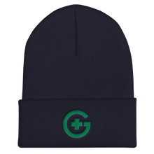 Load image into Gallery viewer, Embroidered Cuffed Beanie - Green Cross - Green Cross Clothing, Green Cross Beanie - Apparel, Clothing, T-shirts, Accessories, Wristbands, Green Cross Clothing - GreenCrossClothing.co, Green Cross Clothing - GreenCrossClothing.co