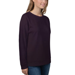 Women's Sweatshirt - Black Cherry II - Green Cross Clothing,  - Apparel, Clothing, T-shirts, Accessories, Wristbands, Green Cross Clothing - GreenCrossClothing.co, Green Cross Clothing - GreenCrossClothing.co