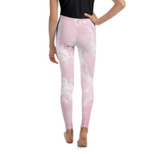 Load image into Gallery viewer, Youth Leggings - Pink Clouds - Green Cross Clothing,  - Apparel, Clothing, T-shirts, Accessories, Wristbands, Green Cross Clothing - GreenCrossClothing.co, Green Cross Clothing - GreenCrossClothing.co