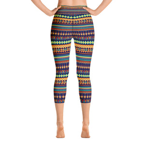 Yoga Capri Leggings - Tribe - Green Cross Clothing,  - Apparel, Clothing, T-shirts, Accessories, Wristbands, Green Cross Clothing - GreenCrossClothing.co, Green Cross Clothing - GreenCrossClothing.co