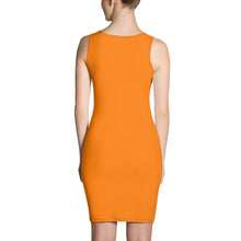 Load image into Gallery viewer, Fitted Dress - Tangerine II - Green Cross Clothing,  - Apparel, Clothing, T-shirts, Accessories, Wristbands, Green Cross Clothing - GreenCrossClothing.co, Green Cross Clothing - GreenCrossClothing.co