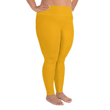 Load image into Gallery viewer, Plus Size Leggings - Tangerine - Green Cross Clothing,  - Apparel, Clothing, T-shirts, Accessories, Wristbands, Green Cross Clothing - GreenCrossClothing.co, Green Cross Clothing - GreenCrossClothing.co