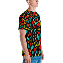 Load image into Gallery viewer, Men&#39;s T-shirt - Colorful Drops - Green Cross Clothing,  - Apparel, Clothing, T-shirts, Accessories, Wristbands, Green Cross Clothing - GreenCrossClothing.co, Green Cross Clothing - GreenCrossClothing.co