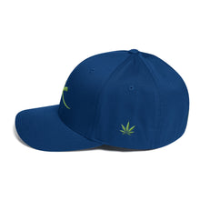 Load image into Gallery viewer, Embroidered Premium FlexFit Cap - Dank - Green Cross Clothing, Dank Hat - Apparel, Clothing, T-shirts, Accessories, Wristbands, Green Cross Clothing - GreenCrossClothing.co, Green Cross Clothing - GreenCrossClothing.co