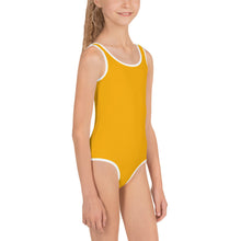 Load image into Gallery viewer, Kids Girls&#39; Swimsuit - Tangerine - Green Cross Clothing,  - Apparel, Clothing, T-shirts, Accessories, Wristbands, Green Cross Clothing - GreenCrossClothing.co, Green Cross Clothing - GreenCrossClothing.co