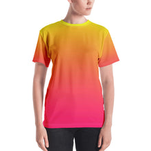 Load image into Gallery viewer, Women&#39;s T-shirt - Yellow &amp; Red Raspberry - Green Cross Clothing,  - Apparel, Clothing, T-shirts, Accessories, Wristbands, Green Cross Clothing - GreenCrossClothing.co, Green Cross Clothing - GreenCrossClothing.co