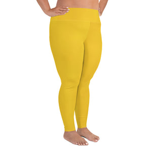 Plus Size Leggings - Mango - Green Cross Clothing,  - Apparel, Clothing, T-shirts, Accessories, Wristbands, Green Cross Clothing - GreenCrossClothing.co, Green Cross Clothing - GreenCrossClothing.co