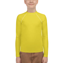 Load image into Gallery viewer, Youth Boys&#39; Sun &amp; Rash Guard - Meyer Lemon II - Green Cross Clothing,  - Apparel, Clothing, T-shirts, Accessories, Wristbands, Green Cross Clothing - GreenCrossClothing.co, Green Cross Clothing - GreenCrossClothing.co