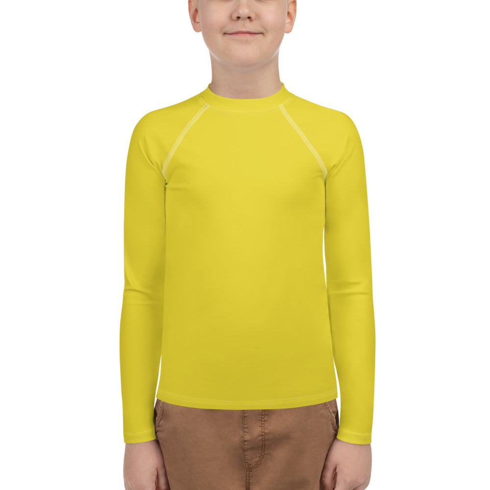 Youth Boys' Sun & Rash Guard - Meyer Lemon II - Green Cross Clothing,  - Apparel, Clothing, T-shirts, Accessories, Wristbands, Green Cross Clothing - GreenCrossClothing.co, Green Cross Clothing - GreenCrossClothing.co