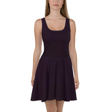 Load image into Gallery viewer, Skater Dress - Black Cherry II - Green Cross Clothing,  - Apparel, Clothing, T-shirts, Accessories, Wristbands, Green Cross Clothing - GreenCrossClothing.co, Green Cross Clothing - GreenCrossClothing.co