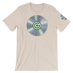 T-Shirt - Platinum Record - Green Cross Clothing, Record T-shirt - Apparel, Clothing, T-shirts, Accessories, Wristbands, Green Cross Clothing - GreenCrossClothing.co, Green Cross Clothing - GreenCrossClothing.co