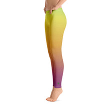 Load image into Gallery viewer, Leggings - Green, Yellow, &amp; Purple - Green Cross Clothing,  - Apparel, Clothing, T-shirts, Accessories, Wristbands, Green Cross Clothing - GreenCrossClothing.co, Green Cross Clothing - GreenCrossClothing.co