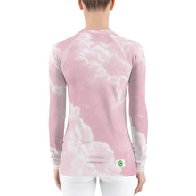 Load image into Gallery viewer, Women&#39;s Sun &amp; Rash Guard - Pink Clouds - Green Cross Clothing,  - Apparel, Clothing, T-shirts, Accessories, Wristbands, Green Cross Clothing - GreenCrossClothing.co, Green Cross Clothing - GreenCrossClothing.co