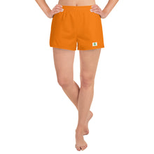 Load image into Gallery viewer, Women&#39;s Athletic Shorts - Tangerine II - Green Cross Clothing,  - Apparel, Clothing, T-shirts, Accessories, Wristbands, Green Cross Clothing - GreenCrossClothing.co, Green Cross Clothing - GreenCrossClothing.co