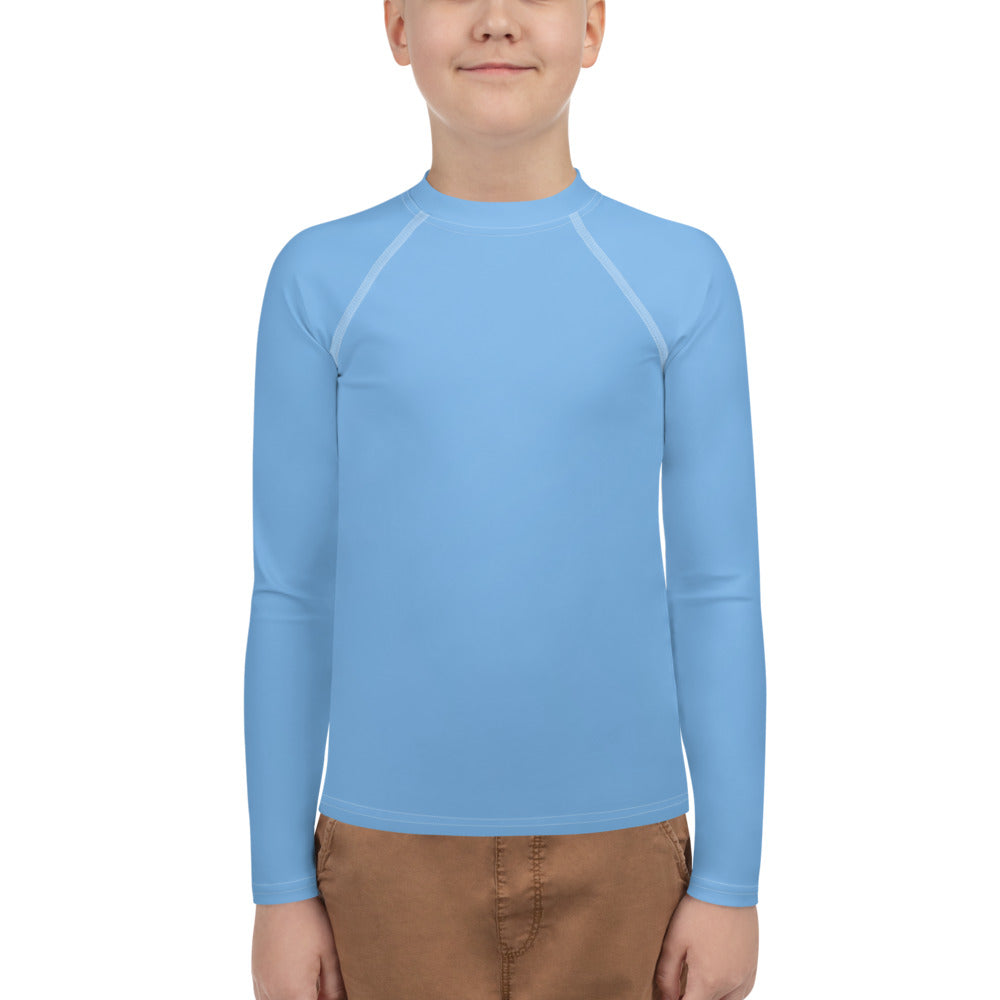 Youth Boys' Sun & Rash Guard - Blueberry - Green Cross Clothing,  - Apparel, Clothing, T-shirts, Accessories, Wristbands, Green Cross Clothing - GreenCrossClothing.co, Green Cross Clothing - GreenCrossClothing.co