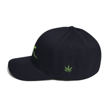 Load image into Gallery viewer, Embroidered Premium FlexFit Cap - Dank - Green Cross Clothing, Dank Hat - Apparel, Clothing, T-shirts, Accessories, Wristbands, Green Cross Clothing - GreenCrossClothing.co, Green Cross Clothing - GreenCrossClothing.co