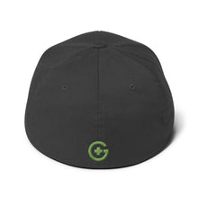 Load image into Gallery viewer, Embroidered Premium FlexFit Cap - Dank - Green Cross Clothing, Dank Hat - Apparel, Clothing, T-shirts, Accessories, Wristbands, Green Cross Clothing - GreenCrossClothing.co, Green Cross Clothing - GreenCrossClothing.co