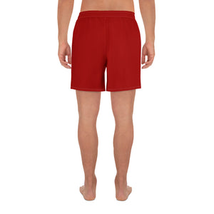 Men's Athletic Shorts - Pomegranate - Green Cross Clothing,  - Apparel, Clothing, T-shirts, Accessories, Wristbands, Green Cross Clothing - GreenCrossClothing.co, Green Cross Clothing - GreenCrossClothing.co