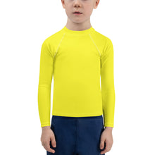 Load image into Gallery viewer, Kids Boys&#39; Sun &amp; Rash Guard - Meyer Lemon - Green Cross Clothing,  - Apparel, Clothing, T-shirts, Accessories, Wristbands, Green Cross Clothing - GreenCrossClothing.co, Green Cross Clothing - GreenCrossClothing.co