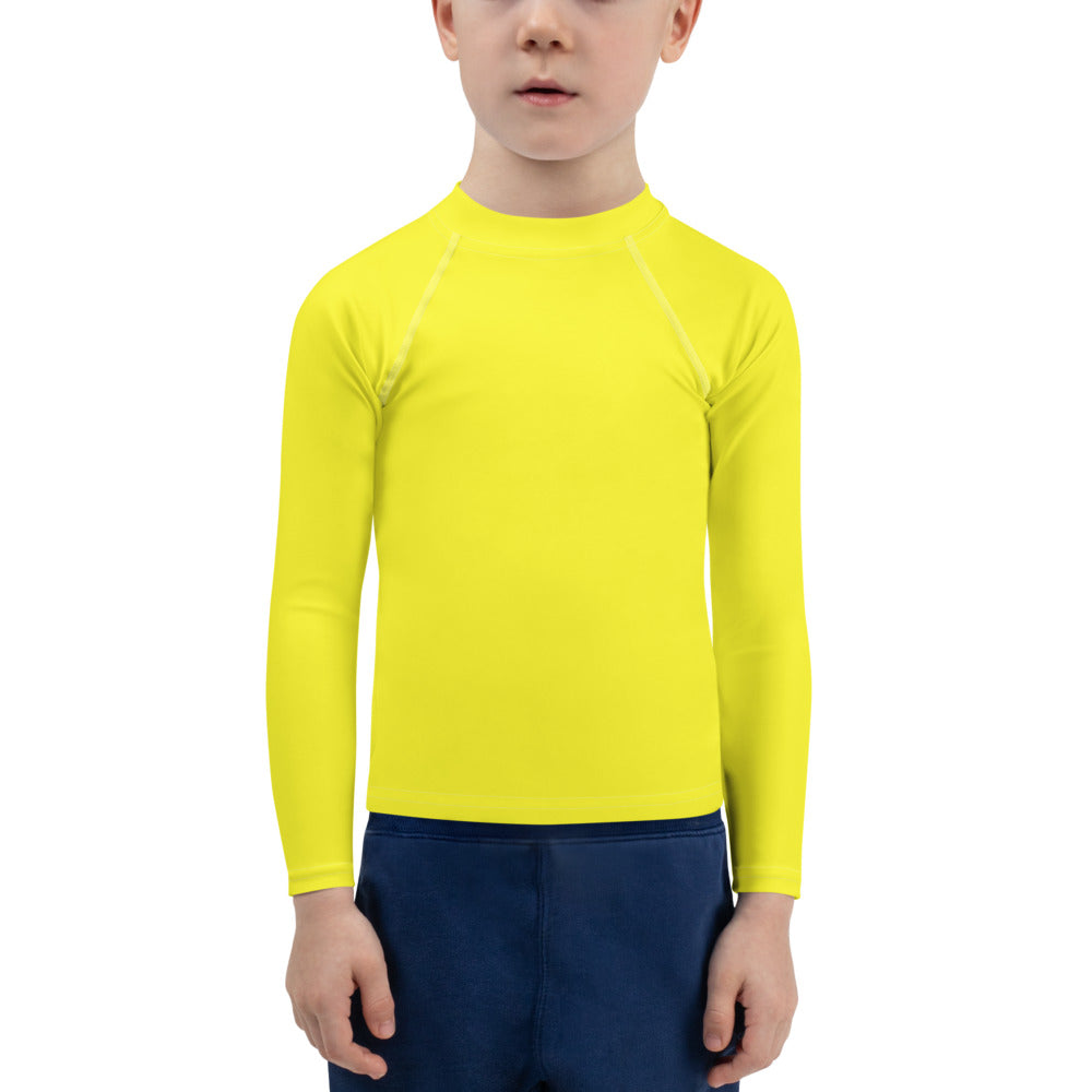 Kids Boys' Sun & Rash Guard - Meyer Lemon - Green Cross Clothing,  - Apparel, Clothing, T-shirts, Accessories, Wristbands, Green Cross Clothing - GreenCrossClothing.co, Green Cross Clothing - GreenCrossClothing.co