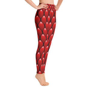 Yoga Leggings - Red Dragon - Green Cross Clothing,  - Apparel, Clothing, T-shirts, Accessories, Wristbands, Green Cross Clothing - GreenCrossClothing.co, Green Cross Clothing - GreenCrossClothing.co