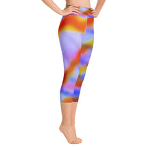 Load image into Gallery viewer, Yoga Capri Leggings - Cichlid - Green Cross Clothing,  - Apparel, Clothing, T-shirts, Accessories, Wristbands, Green Cross Clothing - GreenCrossClothing.co, Green Cross Clothing - GreenCrossClothing.co