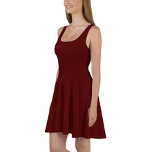 Load image into Gallery viewer, Skater Dress - Pomegranate II - Green Cross Clothing,  - Apparel, Clothing, T-shirts, Accessories, Wristbands, Green Cross Clothing - GreenCrossClothing.co, Green Cross Clothing - GreenCrossClothing.co