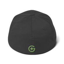 Load image into Gallery viewer, Embroidered Premium FlexFit Cap - Dank (3-D Puff Embroidery) - Green Cross Clothing, Dank Hat - Apparel, Clothing, T-shirts, Accessories, Wristbands, Green Cross Clothing - GreenCrossClothing.co, Green Cross Clothing - GreenCrossClothing.co