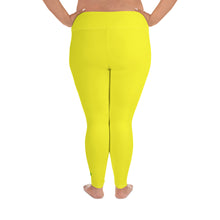 Load image into Gallery viewer, Plus Size Leggings - Meyer Lemon - Green Cross Clothing,  - Apparel, Clothing, T-shirts, Accessories, Wristbands, Green Cross Clothing - GreenCrossClothing.co, Green Cross Clothing - GreenCrossClothing.co