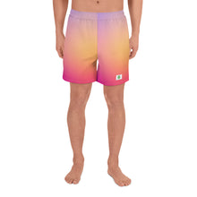 Load image into Gallery viewer, Men&#39;s Athletic Shorts - Periwinkle, Peach, &amp; Magenta - Green Cross Clothing,  - Apparel, Clothing, T-shirts, Accessories, Wristbands, Green Cross Clothing - GreenCrossClothing.co, Green Cross Clothing - GreenCrossClothing.co