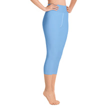Load image into Gallery viewer, Yoga Capri Leggings - Blueberry - Green Cross Clothing,  - Apparel, Clothing, T-shirts, Accessories, Wristbands, Green Cross Clothing - GreenCrossClothing.co, Green Cross Clothing - GreenCrossClothing.co