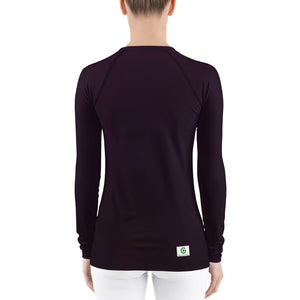 Women's Sun & Rash Guard - Black Cherry II - Green Cross Clothing, Ladies' S & R Guard - Apparel, Clothing, T-shirts, Accessories, Wristbands, Green Cross Clothing - GreenCrossClothing.co, Green Cross Clothing - GreenCrossClothing.co
