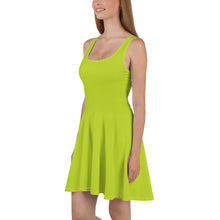 Load image into Gallery viewer, Skater Dress - Kiwi - Green Cross Clothing,  - Apparel, Clothing, T-shirts, Accessories, Wristbands, Green Cross Clothing - GreenCrossClothing.co, Green Cross Clothing - GreenCrossClothing.co