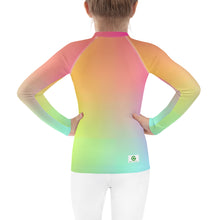 Load image into Gallery viewer, Kids Girls&#39; Sun &amp; Rash Guard - Multi - Green Cross Clothing,  - Apparel, Clothing, T-shirts, Accessories, Wristbands, Green Cross Clothing - GreenCrossClothing.co, Green Cross Clothing - GreenCrossClothing.co