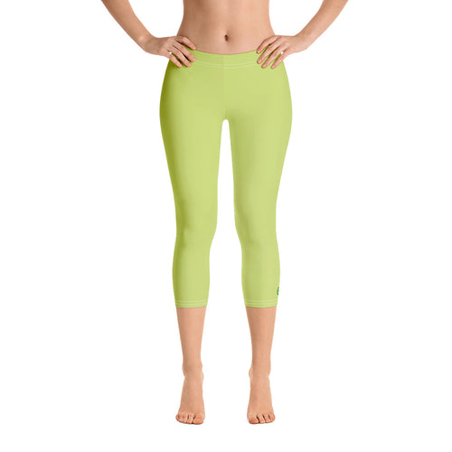 Capri Leggings - Key Lime - Green Cross Clothing,  - Apparel, Clothing, T-shirts, Accessories, Wristbands, Green Cross Clothing - GreenCrossClothing.co, Green Cross Clothing - GreenCrossClothing.co