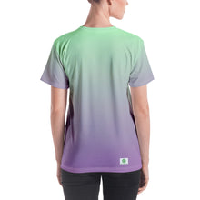 Load image into Gallery viewer, Women&#39;s T-shirt - Lilac &amp; Mint - Green Cross Clothing,  - Apparel, Clothing, T-shirts, Accessories, Wristbands, Green Cross Clothing - GreenCrossClothing.co, Green Cross Clothing - GreenCrossClothing.co