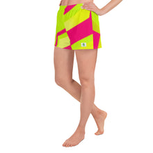 Load image into Gallery viewer, Women&#39;s Athletic Shorts - Neon - Green Cross Clothing,  - Apparel, Clothing, T-shirts, Accessories, Wristbands, Green Cross Clothing - GreenCrossClothing.co, Green Cross Clothing - GreenCrossClothing.co