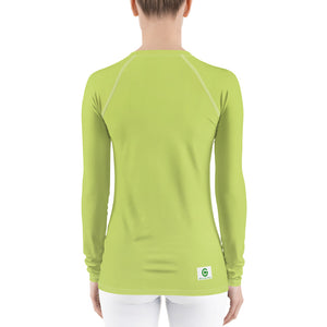 Women's Sun & Rash Guard - Key Lime - Green Cross Clothing,  - Apparel, Clothing, T-shirts, Accessories, Wristbands, Green Cross Clothing - GreenCrossClothing.co, Green Cross Clothing - GreenCrossClothing.co