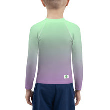 Load image into Gallery viewer, Kids Boys&#39; Sun &amp; Rash Guard - Lilac &amp; Mint - Green Cross Clothing,  - Apparel, Clothing, T-shirts, Accessories, Wristbands, Green Cross Clothing - GreenCrossClothing.co, Green Cross Clothing - GreenCrossClothing.co