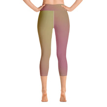 Load image into Gallery viewer, Yoga Capri Leggings - Grapes - Green Cross Clothing,  - Apparel, Clothing, T-shirts, Accessories, Wristbands, Green Cross Clothing - GreenCrossClothing.co, Green Cross Clothing - GreenCrossClothing.co