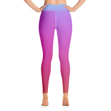 Load image into Gallery viewer, Yoga Leggings - Blue &amp; Red - Green Cross Clothing,  - Apparel, Clothing, T-shirts, Accessories, Wristbands, Green Cross Clothing - GreenCrossClothing.co, Green Cross Clothing - GreenCrossClothing.co