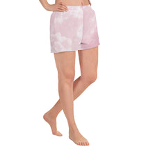 Load image into Gallery viewer, Women&#39;s Athletic Shorts - Pink Clouds - Green Cross Clothing,  - Apparel, Clothing, T-shirts, Accessories, Wristbands, Green Cross Clothing - GreenCrossClothing.co, Green Cross Clothing - GreenCrossClothing.co