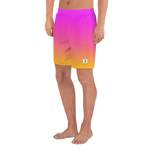 Load image into Gallery viewer, Men&#39;s Athletic Shorts - Magenta &amp; Yellow - Green Cross Clothing,  - Apparel, Clothing, T-shirts, Accessories, Wristbands, Green Cross Clothing - GreenCrossClothing.co, Green Cross Clothing - GreenCrossClothing.co