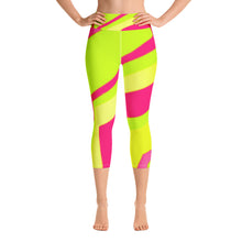 Load image into Gallery viewer, Yoga Capri Leggings - Neon - Green Cross Clothing,  - Apparel, Clothing, T-shirts, Accessories, Wristbands, Green Cross Clothing - GreenCrossClothing.co, Green Cross Clothing - GreenCrossClothing.co