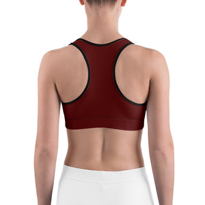 Sports Bra - Pomegranate II - Green Cross Clothing,  - Apparel, Clothing, T-shirts, Accessories, Wristbands, Green Cross Clothing - GreenCrossClothing.co, Green Cross Clothing - GreenCrossClothing.co