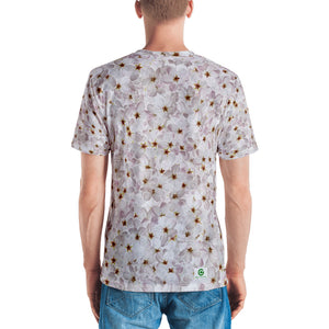 Men's T-shirt - Cherry Blossom - Green Cross Clothing,  - Apparel, Clothing, T-shirts, Accessories, Wristbands, Green Cross Clothing - GreenCrossClothing.co, Green Cross Clothing - GreenCrossClothing.co