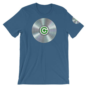 T-Shirt - Platinum Record - Green Cross Clothing, Record T-shirt - Apparel, Clothing, T-shirts, Accessories, Wristbands, Green Cross Clothing - GreenCrossClothing.co, Green Cross Clothing - GreenCrossClothing.co